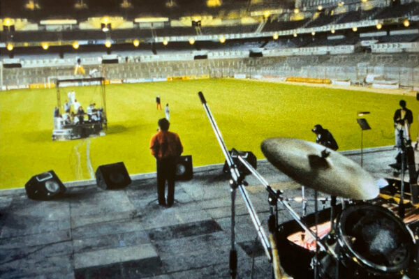 Ensayo en el Bernabeu.