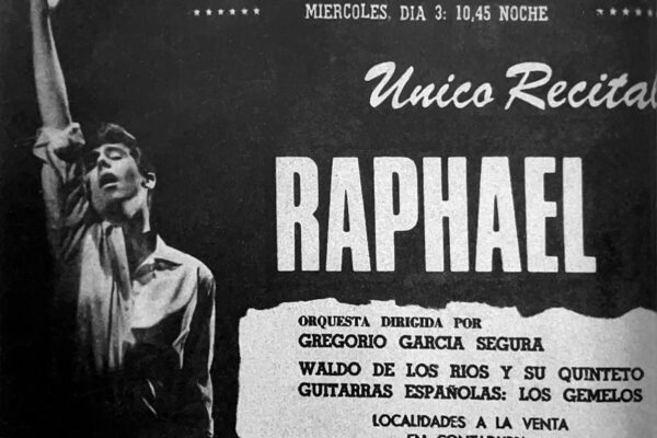 Anuncio del concierto en el teatro de la Zarzuela que apareció en la prensa.