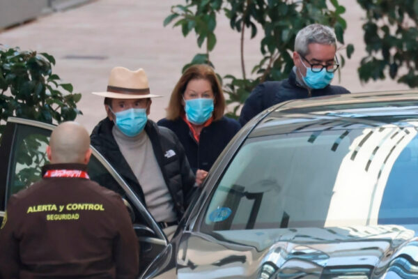 A la salida del Hospital Doce de Octubre de Madrid, en Diciembre de 2024.