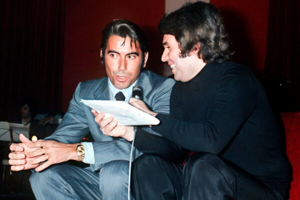 Con Manolo Santana.