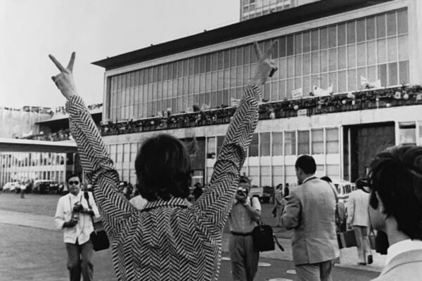 Llegada al aeropuerto de Barajas.