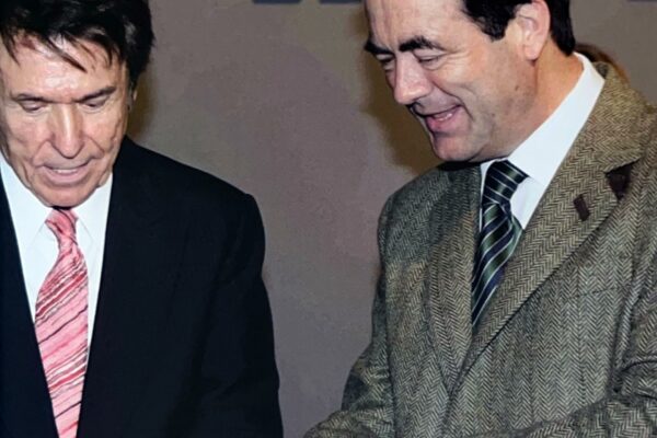 Con José Bono durante la apertura del Museo en 2011.